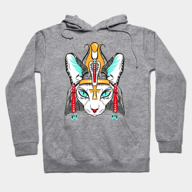 nefertiti queen cat Hoodie by Marysha_art